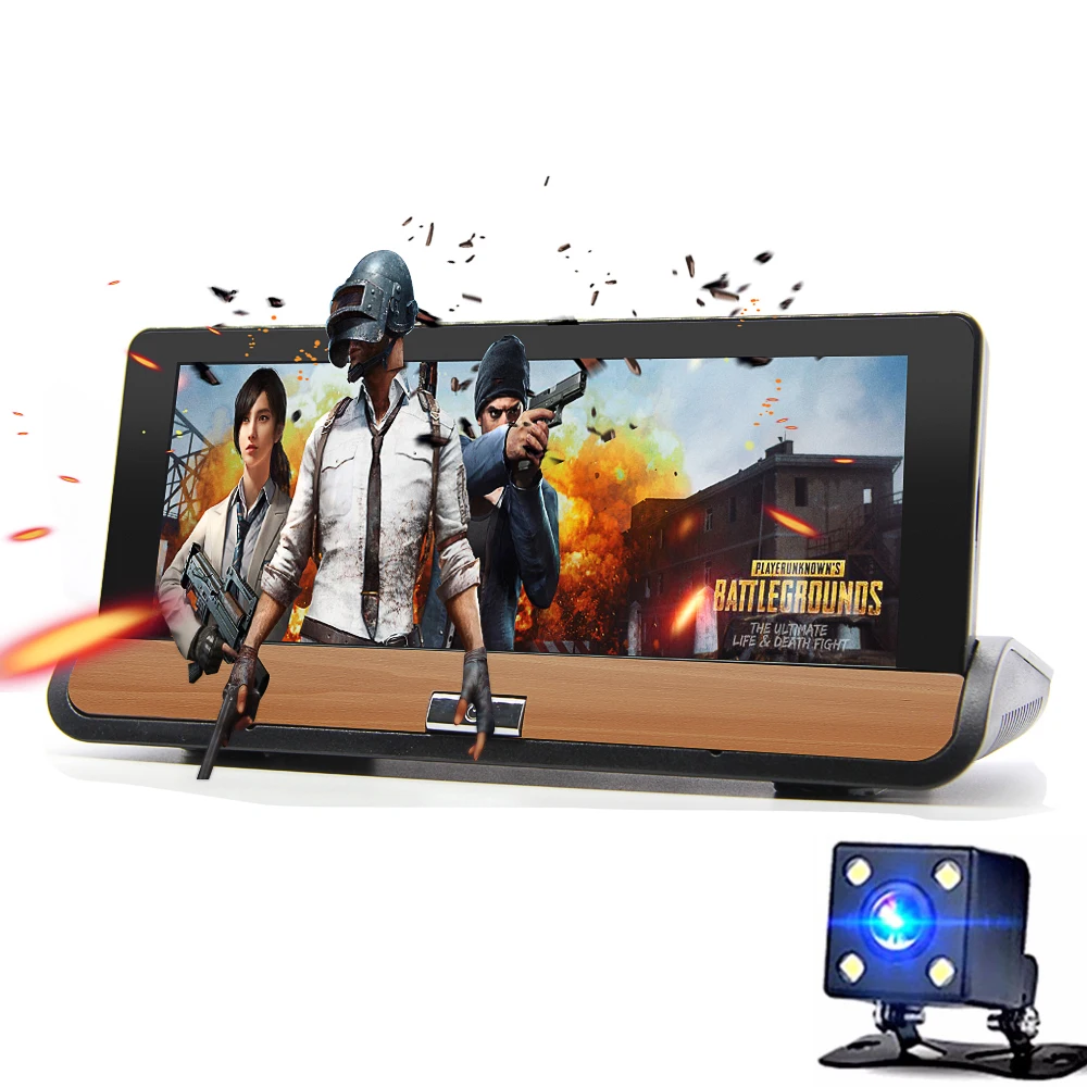 Автомобильный видеорегистратор 3G 7 дюймов Full HD 1080P GPS навигация Android 5 0 Bluetooth Wi Fi с