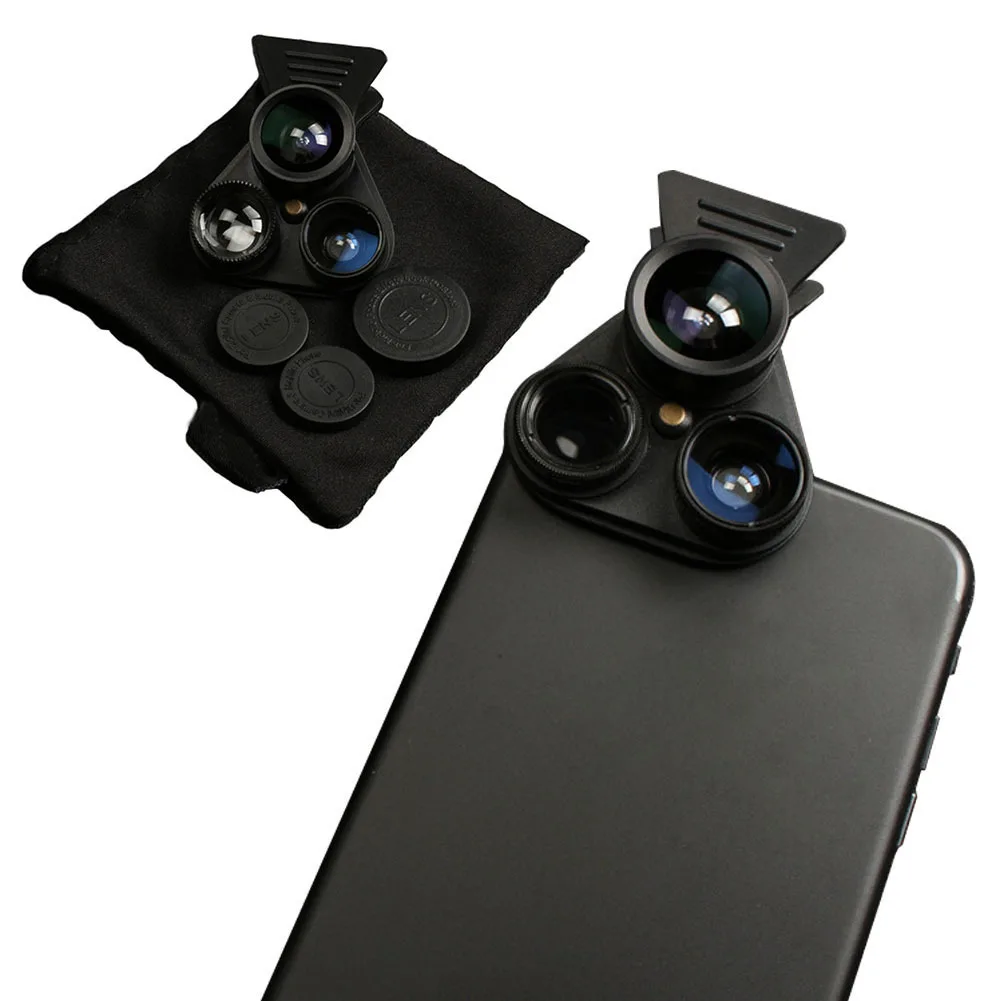 Universal Fisheye Polarization Wide Angle Macro Lens External Camera 5