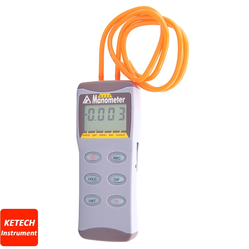 

Digital Portable Manometer Differential Pressure Meter AZ8252