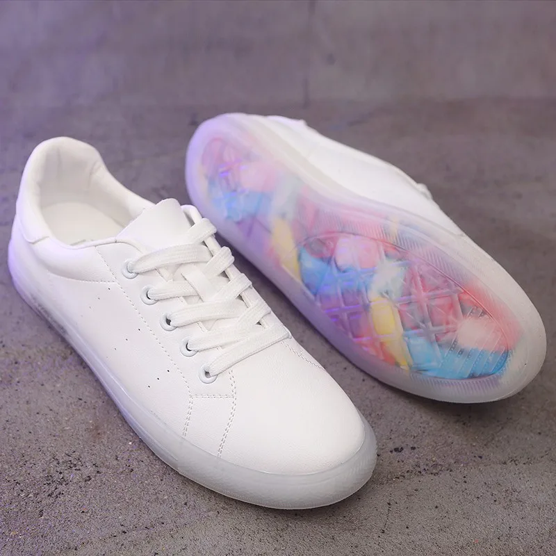 

Women Casual Shoes Fashion Breathable Walking Lace Up Flat Shoes Sneakers Women Tenis Feminino White Vulcanized Shoes CR-11