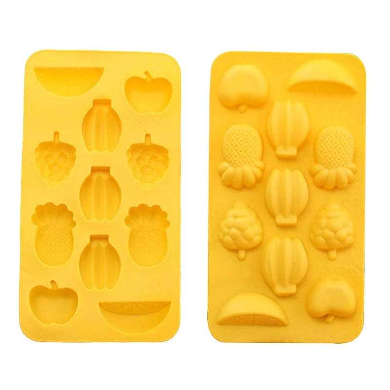 

Ice Maker Mould DIY Creative Ice Cube Mold Silicone Ice Cream Tray Fruit Maker Bar Kitchen Accessories Random Color