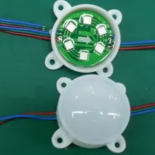 DC12V WS2811 модуль пикселей, с 6 шт. 5050 RGB SMD светодио дный, 45 мм диаметр, 20 штук строку; 256 серого