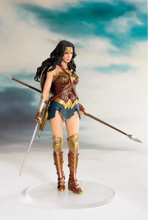 19 см Justice League Wonder Woman экшн-фигурка из фильма ПВХ игрушки коллекция кукла аниме мультфильм модель