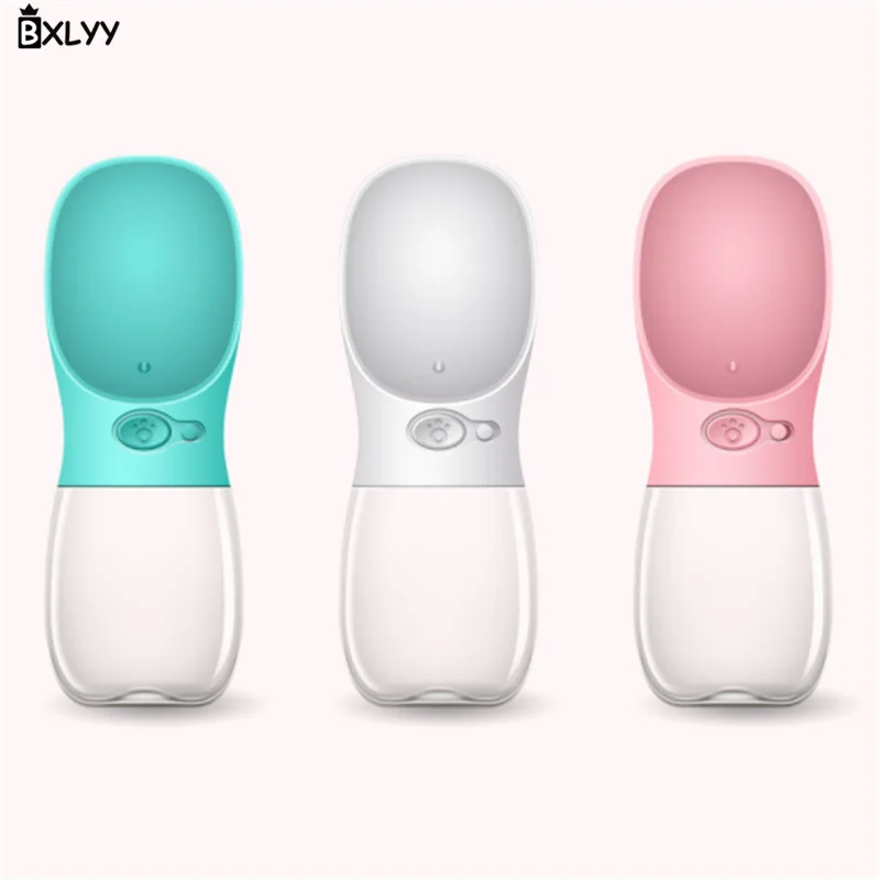BXLYY 350 мл бутылка для воды для собак Портативный Открытый диспенсер для воды для домашних животных BPA бесплатно путешествия щенок кошка миска для питьевой воды собака Feeders.8z