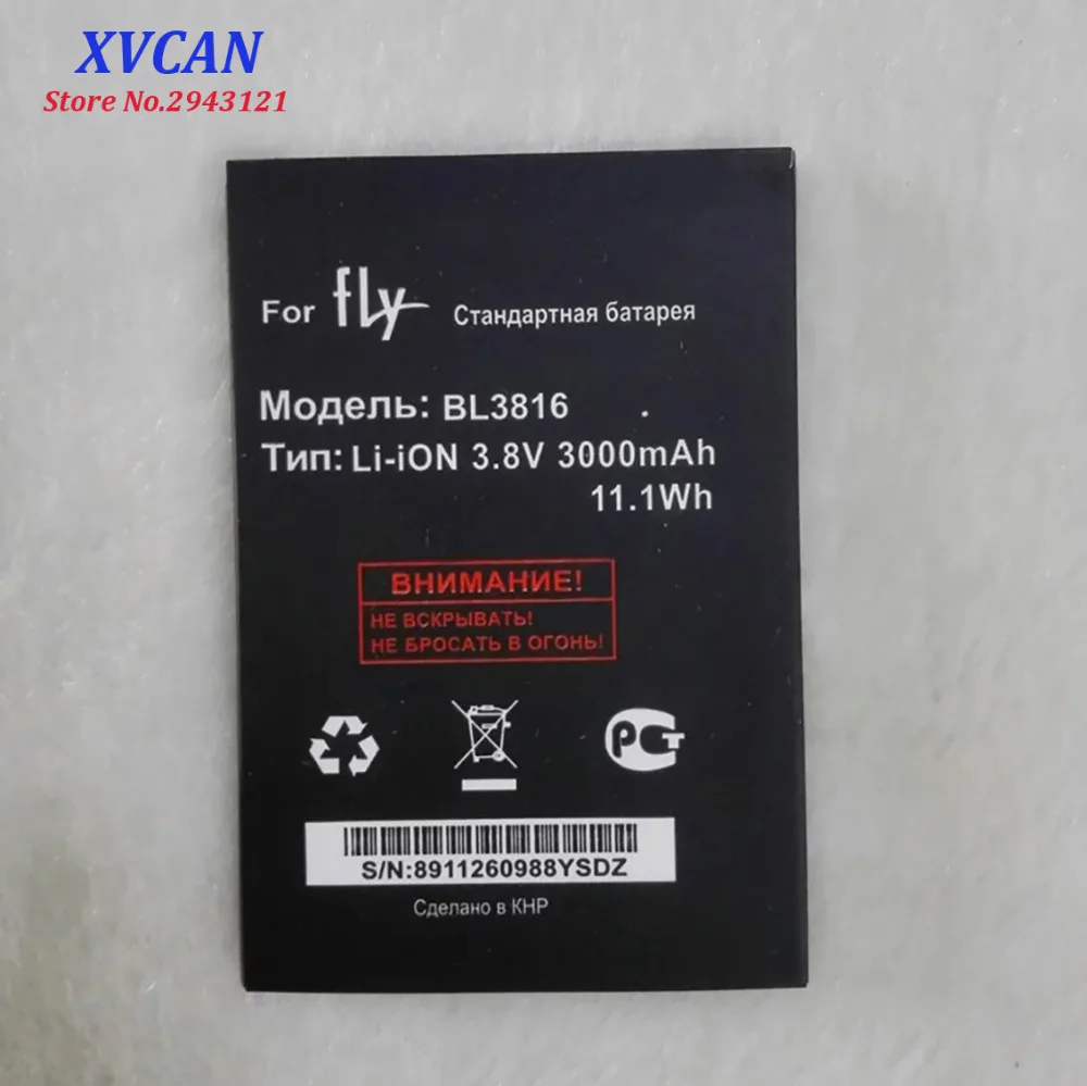 2019 высокое качество BL3816 батарея для Fly IQ4504 Quad EVO Energie 5 Li Ion 3000mAh Мобильный телефон