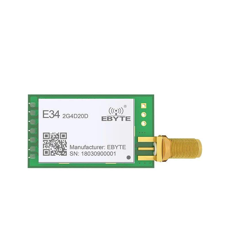 E34-2G4D20D nRF24L01P 2,4 ГГц 20dBm 2,4 ГГц РЧ модуль беспроводной дальности 2 км UART дальность радиочастотного приемопередатчика