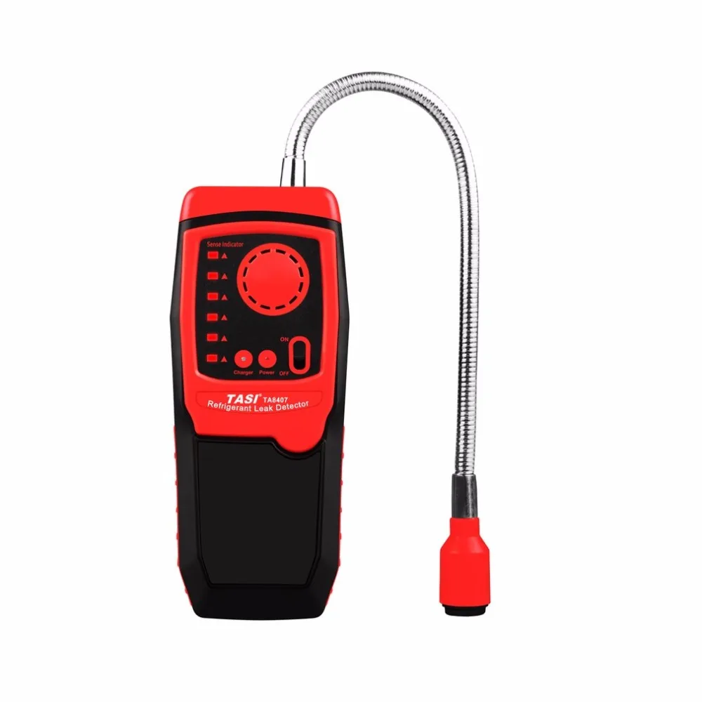 

TASI TA8407 Halogen Gas Detector Automotive Air Condition Refrigerant Gas Freon Leak Detector Location Determine Tester alarm
