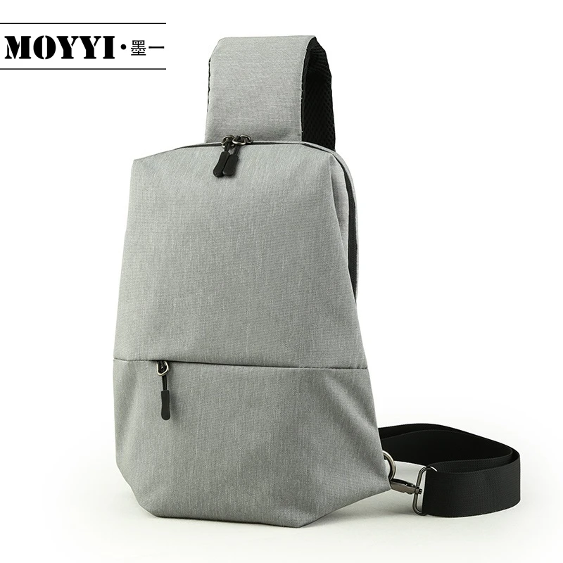 

MOYYI 2019 Nylon Chest Pack Multifunctional Men Messenger Bags Casual Travel Male Small Retro Shoulder Bag zipper
