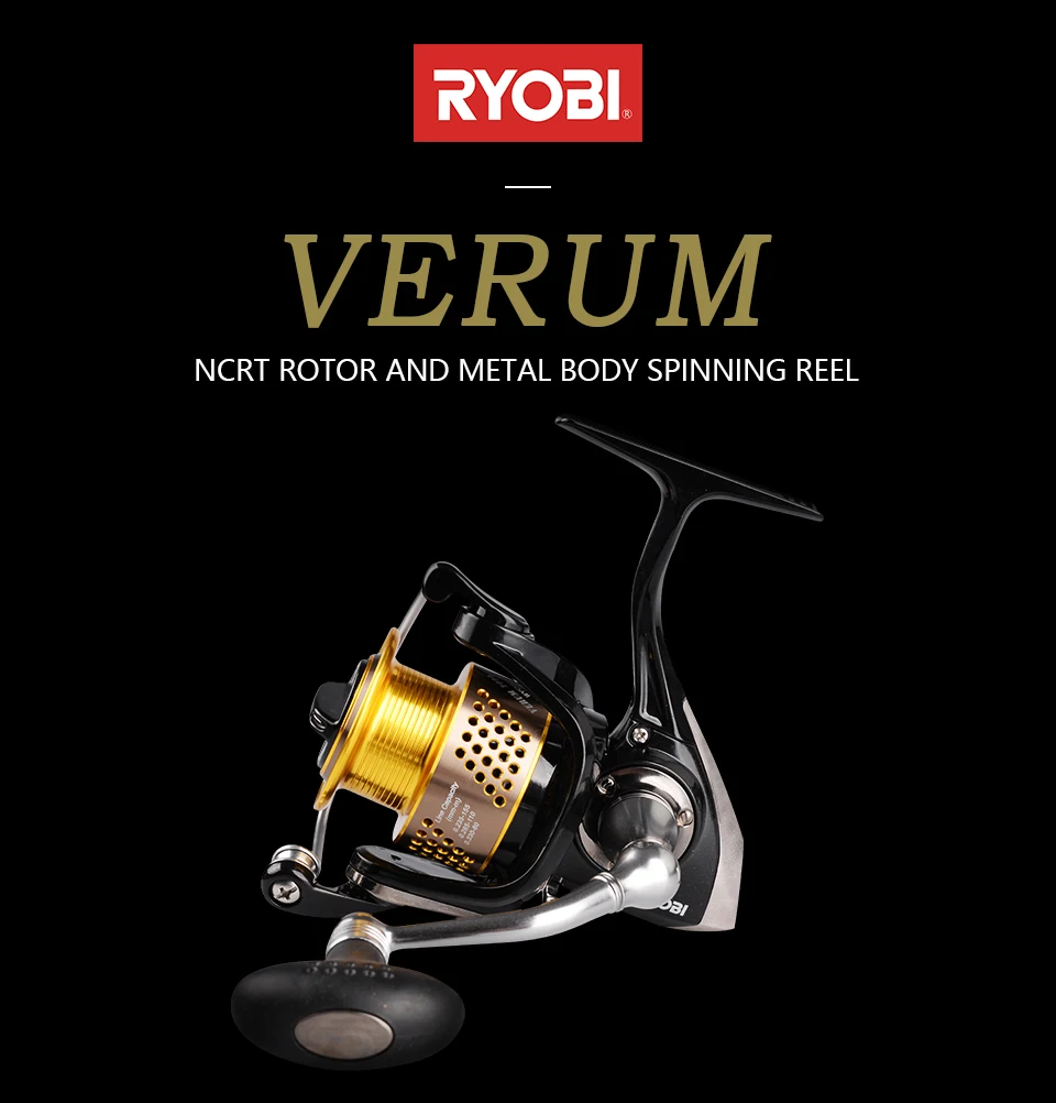 RYOBI VERUM с ЧПУ Ручка спиннинговая Катушка 2000 3000 4000 7 + 1BB carrete de леска для рыбалки Удочка на карпа рыболовные спиннинговые Катушки