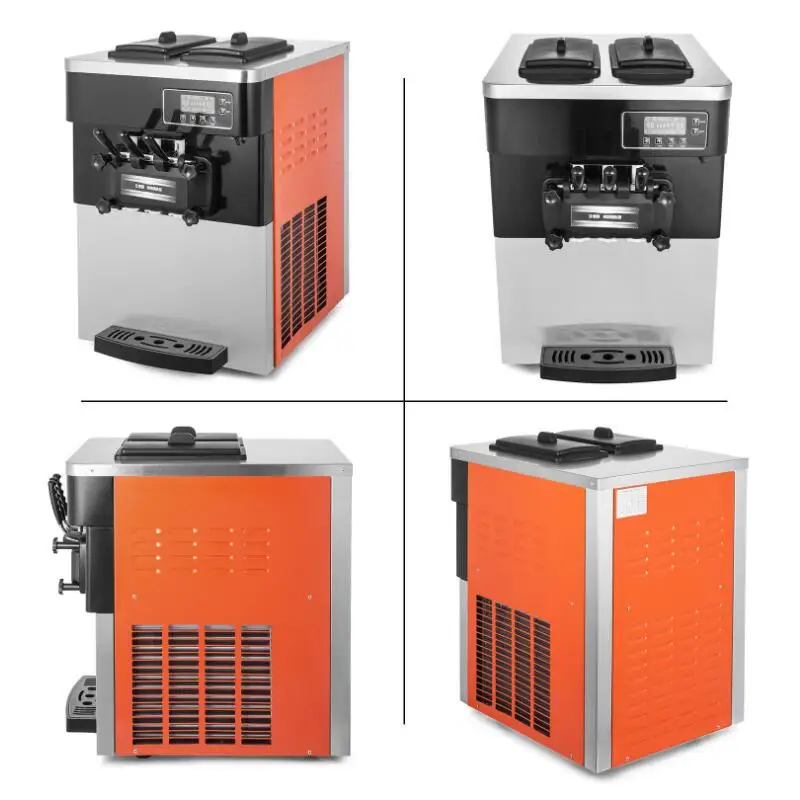 US $1.120.00 Free shipping 28 LH soft ice cream machine table top soft serve ice cream machine with high quality