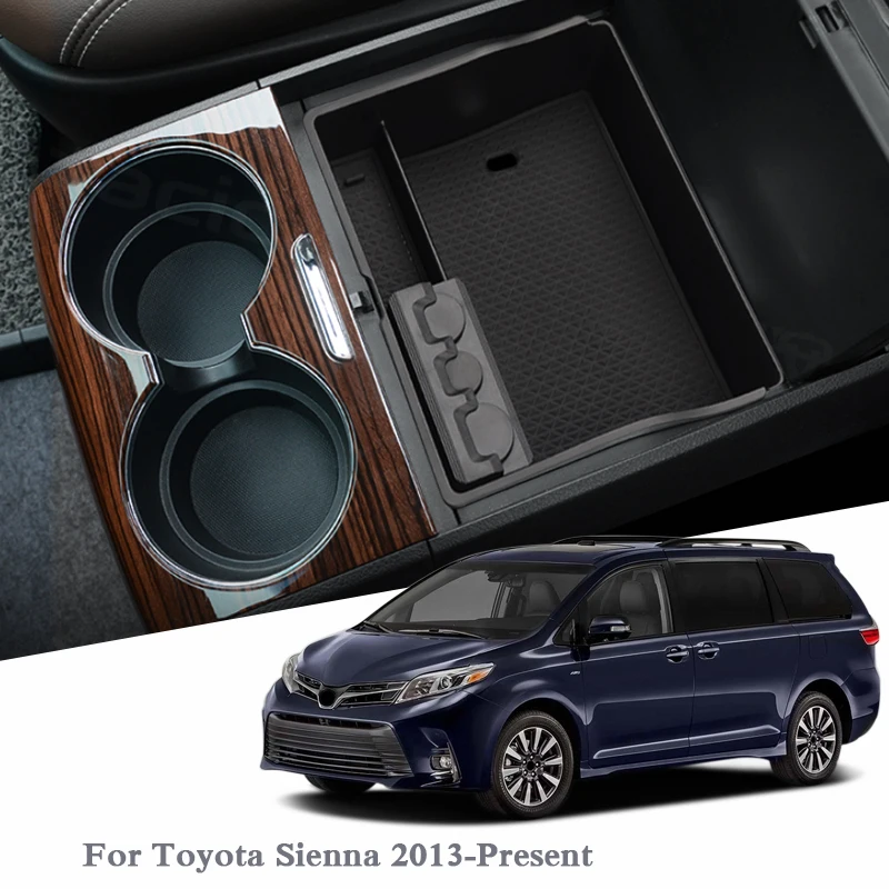 Для Toyota Sienna 2013 Настоящее LHD Стайлинг автомобиля центральная консоль подлокотник