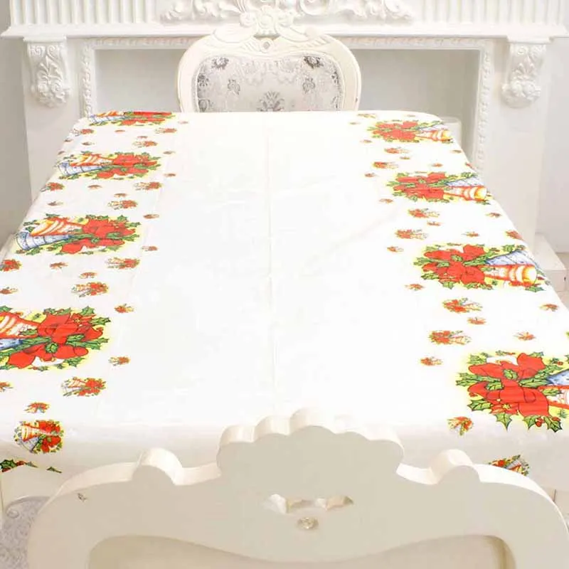 

New Year Christmas Tablecloth Kitchen Dining Table Decor for Home Party Table Christmas Ornaments 669