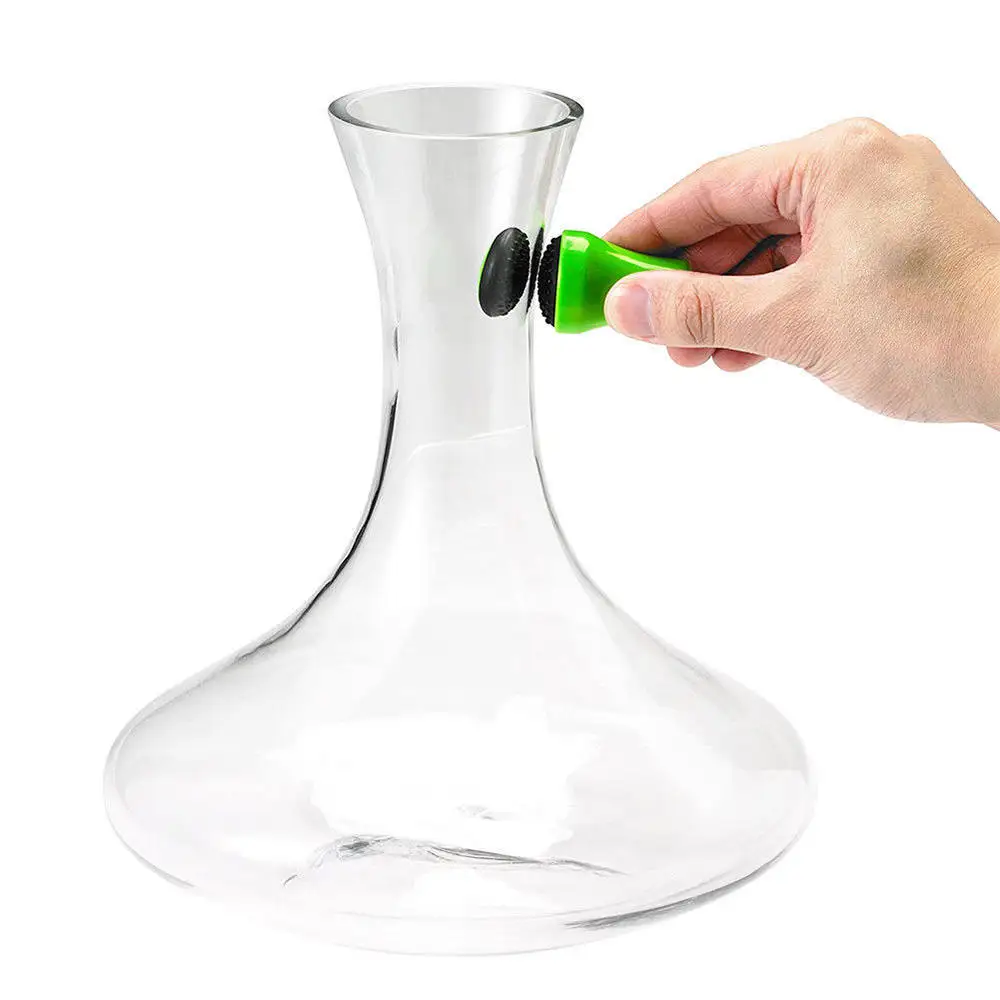 3 цвета волшебное магнитное стекло пятно мягкий силиконовый скруббер Магнитная щетка для чистки бутылки кисти держать стеклянные вазы колбы графин