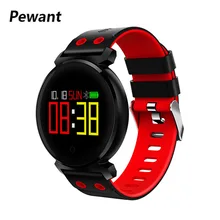 Pewant K2 Bluetooth Smart Watch IP68 Waterproof Colorful OLED Smartwatch Heart Rate Monitor Blood Pressure For Android iOS Phone