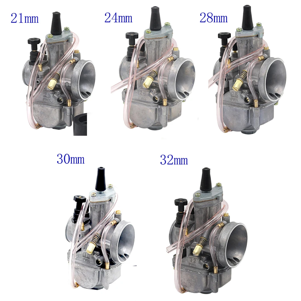 Alconstar-21 24 26 28 30 32 34mm 2 Stroke Engine Motorcycle PWK Carburetor with Power Jet for Honda for Suzuki ATV UTV Pit Bike Alconstar-21 24 26 28 30 32 34mm 2 Stroke Engine Motorcycle PWK Carburetor with Power Jet for Honda for Suzuki ATV UTV Pit Bike