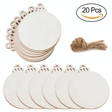 OurWarm 20pcs Wooden Round Baubles Tags Christmas Balls Decorations Art Craft Ornaments Christmas DIY Decors Home Decoration OurWarm 20pcs Wooden Round Baubles Tags Christmas Balls Decorations Art Craft Ornaments Christmas DIY Decors Home Decoration