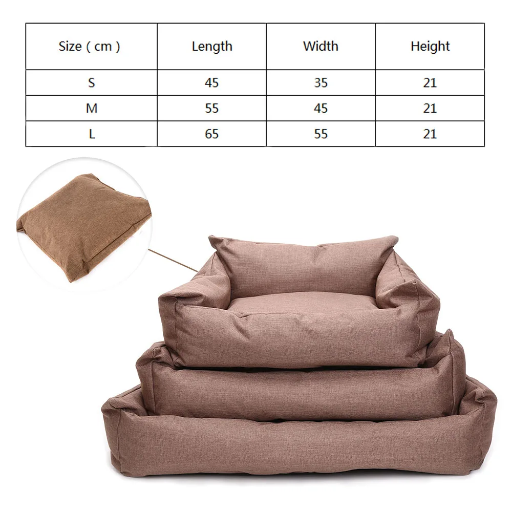 Dog Pet Beds Sofas for Small Large Dogs Cat Pet Waterproof Bottom Durable Dog Bed Breathable Soft Kation Oxford Dogs Bed BD0070 (8)