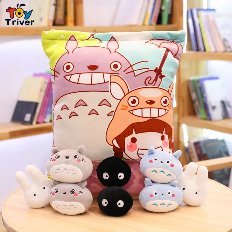 Totoro плюшевые игрушки тривер японская анимация Хаяо Миядзаки Мягкая кукла