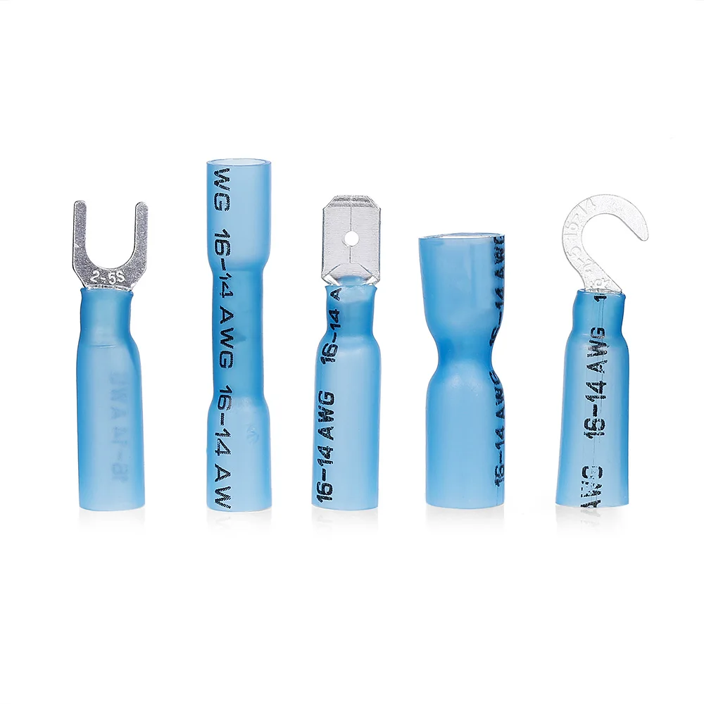 270pcs Heat Shrink Connectors Insulated Waterproof Wire Crimp Butt