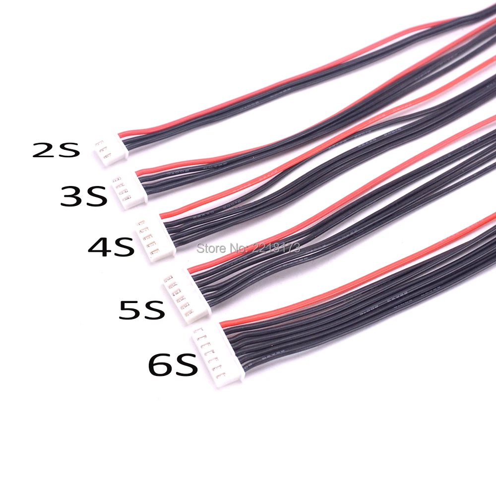 

10pcs/lot 2S 3S 4S 5S 6S Lipo Battery Balance Charger Cable IMAX B6 Connector Plug Wire