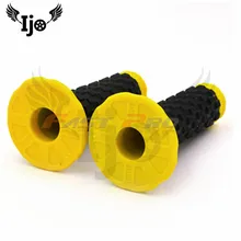 Мотоцикл резиновая ручка для kawasaki honda suzuki yamaha изменение цвета Универсальный руль кроссового мотоцикла ручки