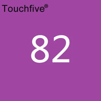 82 TOUCHFIVE опционально цвет соответствия искусство маркеры Кисть ручка эскиз на спиртовой основе маркеры двойная головка манга ручки для рисования товары для рукоделия - Цвет: 82