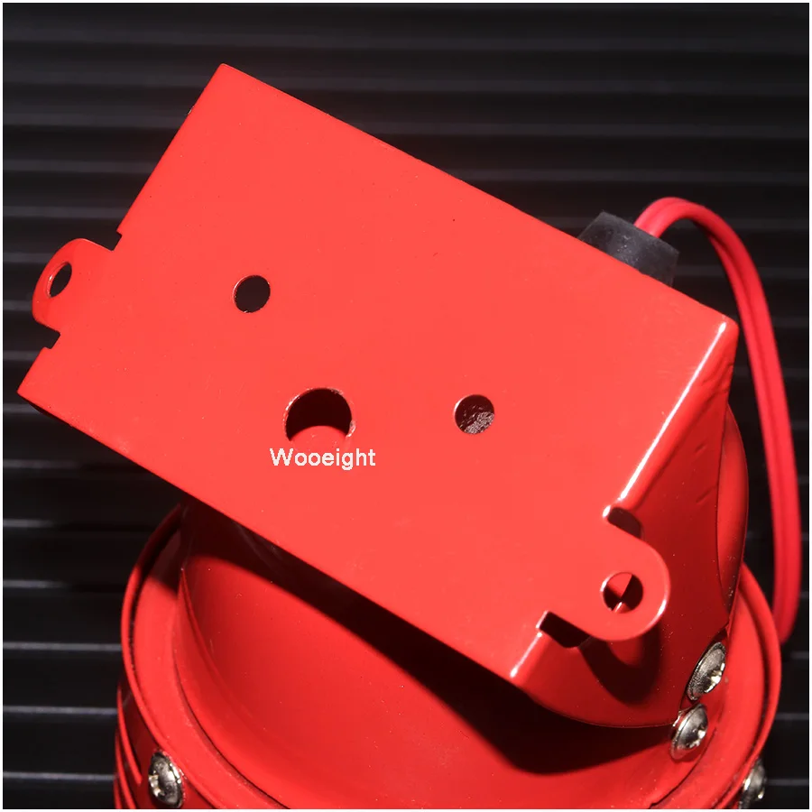 Wooeight Universal Automotive Motorcycle Red 12V 3 Driven Air Raid Siren Horn Speaker Alarm For Car Truck Motor Boat (8)