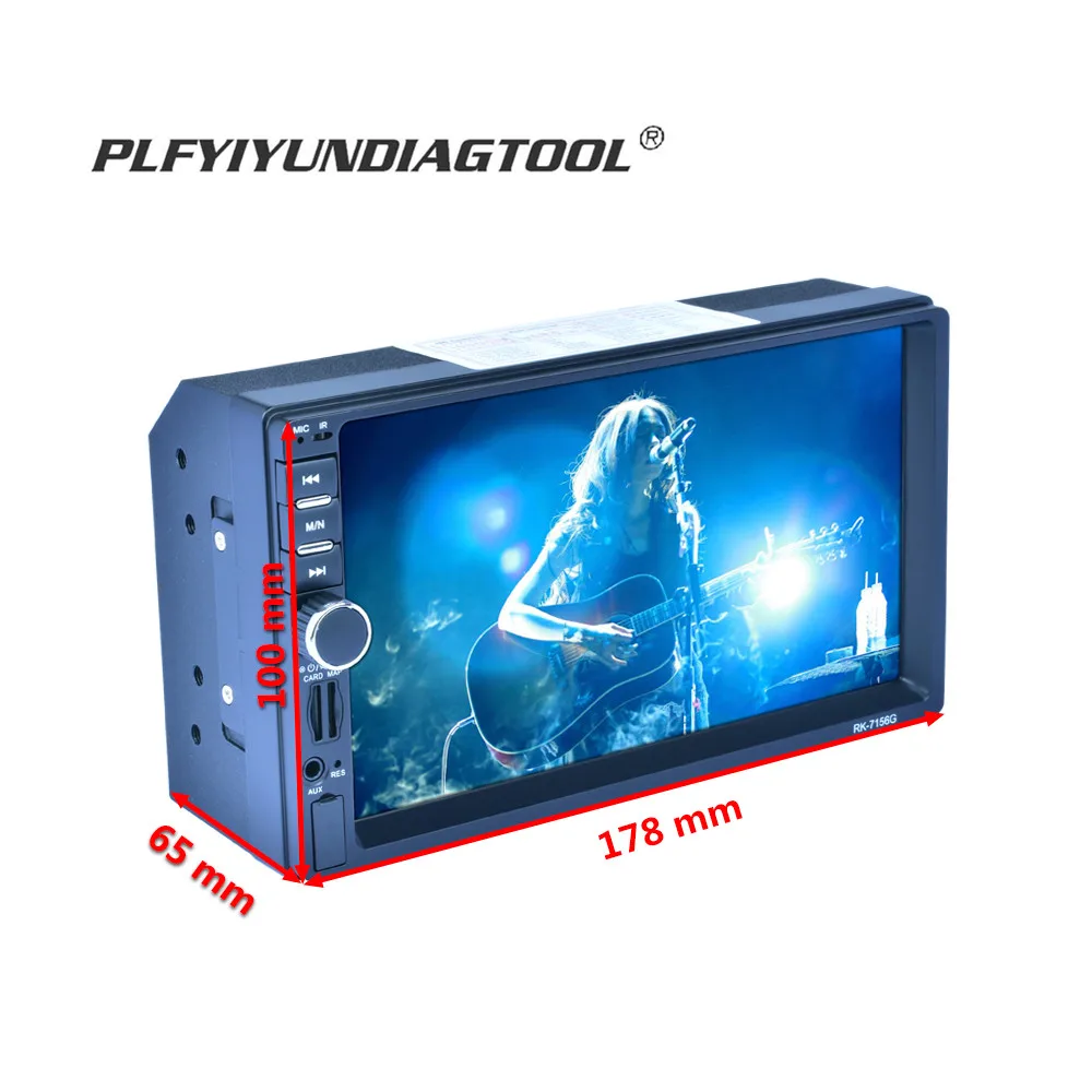 

7 inch Car MP5 MP4 Player With GPS Navigator 2 Din Bluetooth Touch Screen AM/FM/RDS Radio Steering Wheel Control mirror link