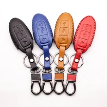 High quality leather car key cover buckle for Mazda 2 motor 2 Mazda 3 Mazda 5 Mazda 6 CX-5 CX-7 CX-9 Atenza Axela 3 button