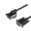 Cable VGA de 15 pines para Monitor HDTV, diseño de codo con ángulo lateral izquierda en dirección, 3 + 6, 1,5 m, 3m, 5m, 10m, 90 grados ► Foto 1/5