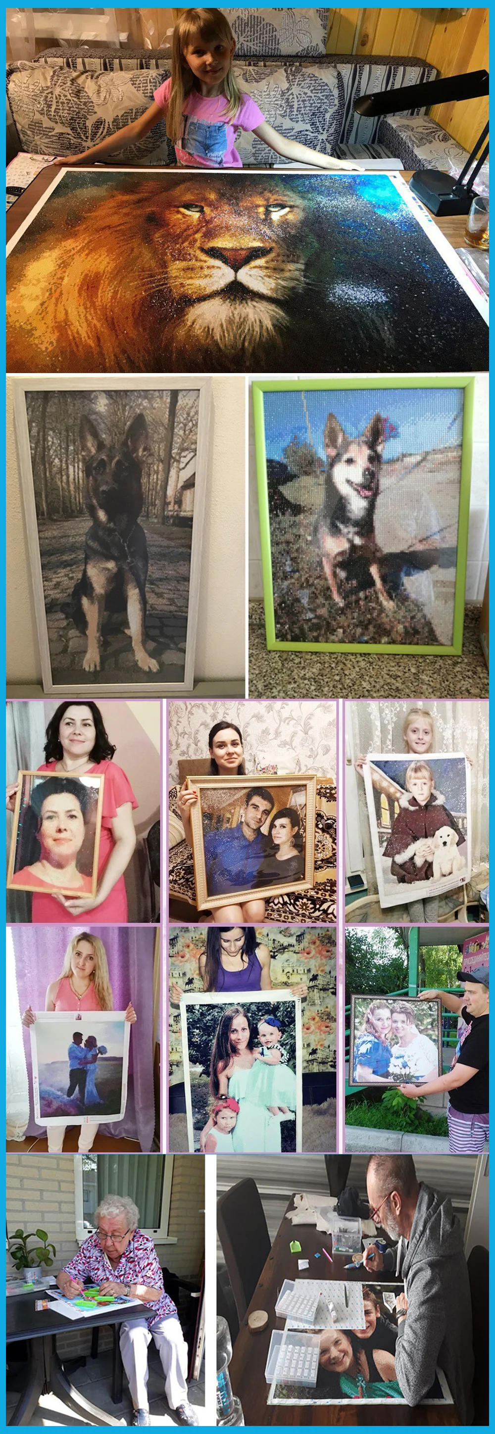 Diamond Painting Photo Custom Buyer Show