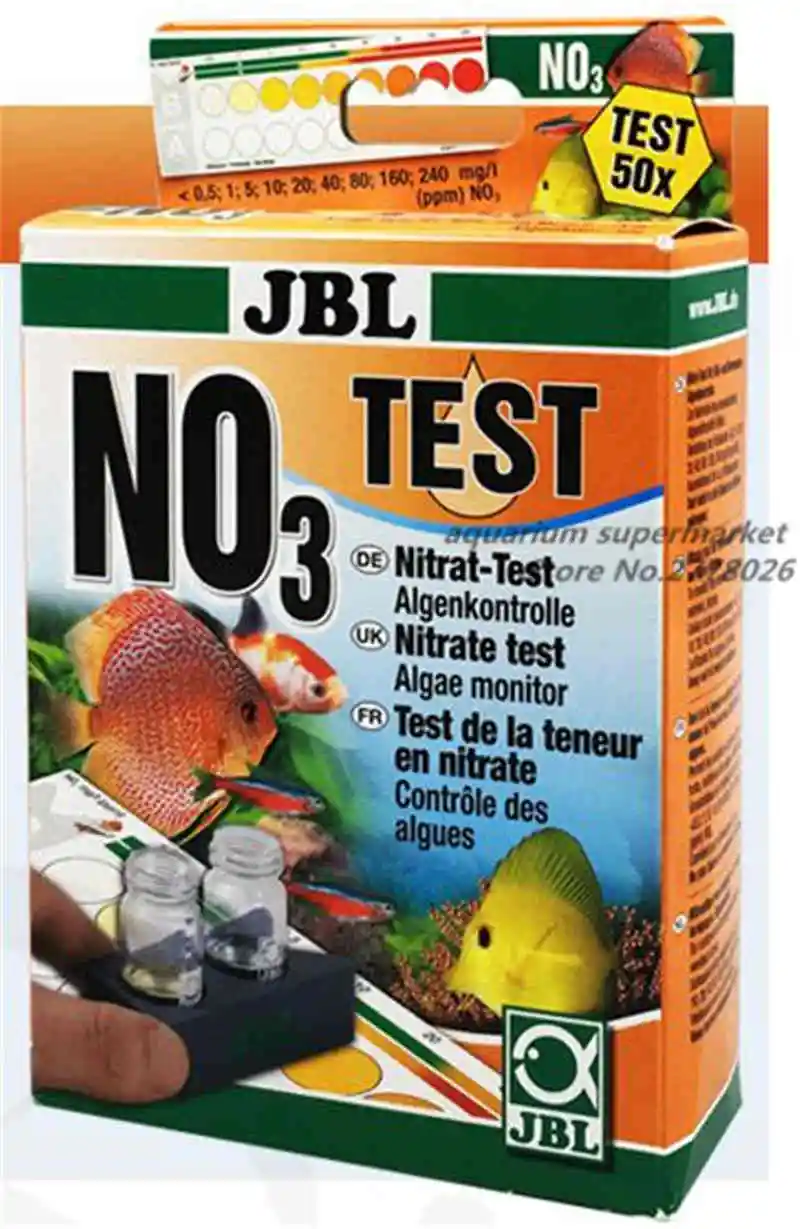 JBL тест-агент для воды комплект PH NO2 NO3 Ca Mg Cu O2 CO2 PO4 NH4 GH KH Fe аквариум для свежей воды - Цвет: NO3