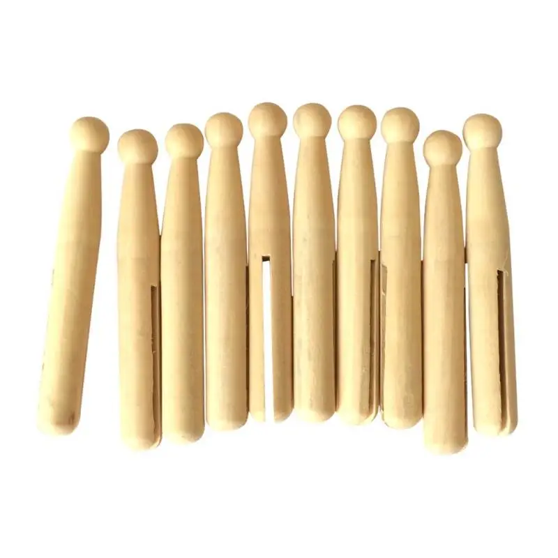 5/10pcs Wooden Peg Dolls Unpainted Figures DIY Arts Crafts Supplies Kids Baby Toys for Wedding Cake Decoration Kids Painted Toys - Цвет: E 10pcs