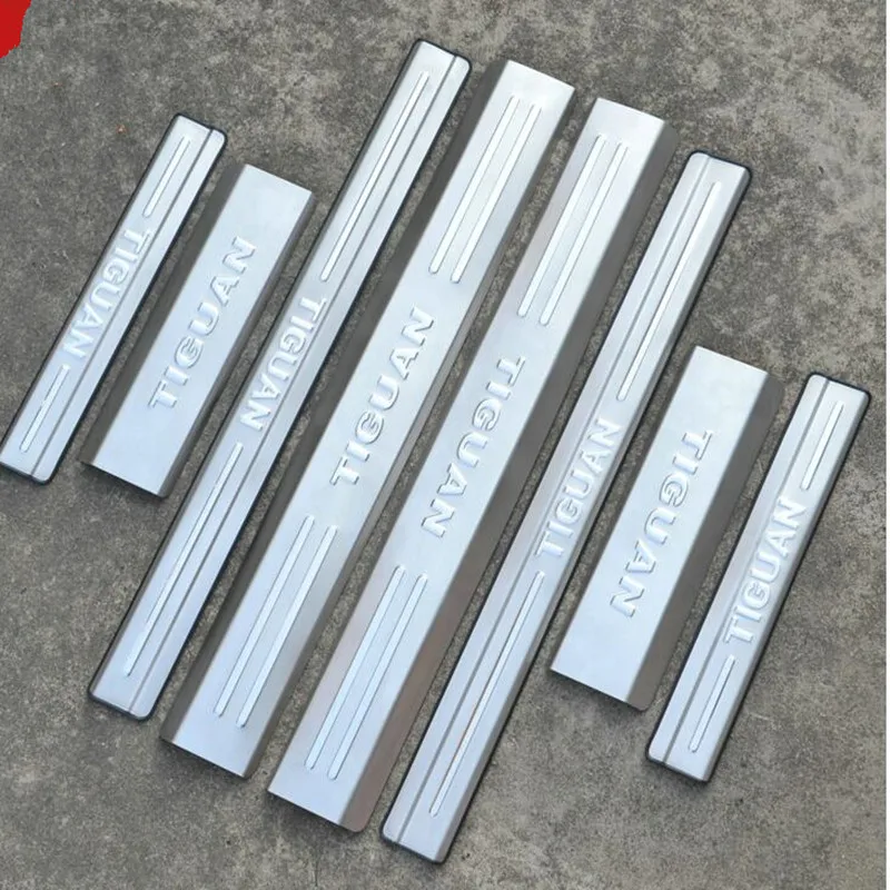 

High quality stainless steel internal Scuff Plate/Door Sill For 2010 - 2015 Volkswagen Tiguan ,car styling