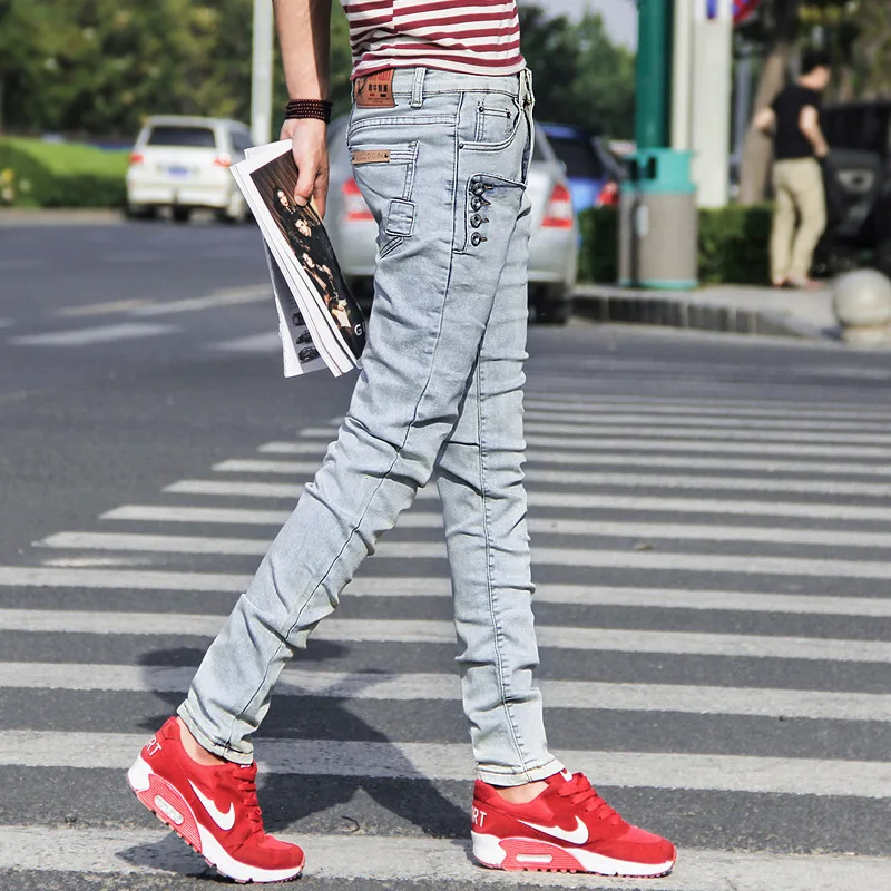 new 2015 famous brand skinny jeans mens levi jeans fashion pencil pants  plus size true religious jeans size 27 36|jeans pants men|jean vestpants -  AliExpress