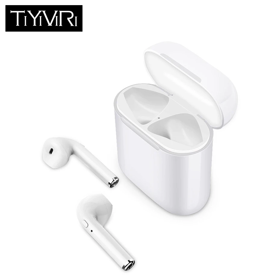 

i9 Bluetooth Earphone Stereo Bluetooth Wireless Headset Headphones Earbuds With Charging Box Mic for iphone Xiaomi Mobile Phones