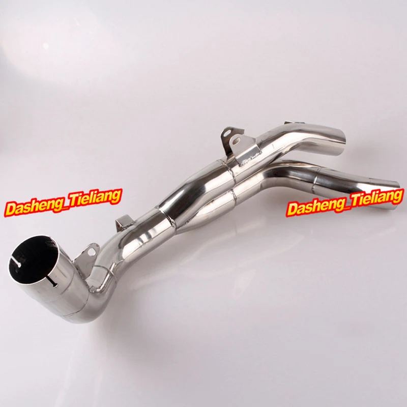 

Motorcycle Exhaust Catalytic Converter Eliminator Collector Fitting Tube Link Mid Pipe for Yamaha YZF R1 2007 2008