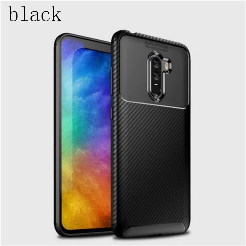 Funda de teléfono de lujo para Xiaomi Pocophone F1 Armor Fundas de silicona suave funda para Xiaomi poco f1 Capa accesorios PocoPhone F1