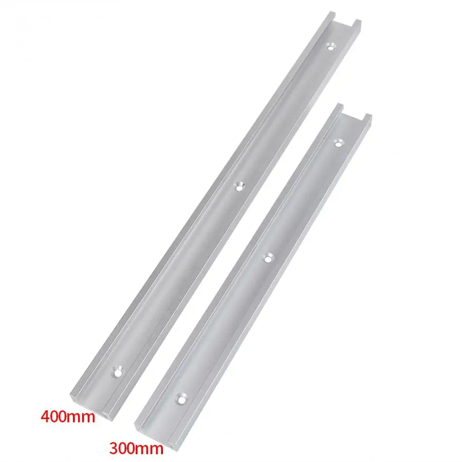 

Aluminum Alloy T-Track Miter Track Jig Fixture T-Slot Slider Woodworking Pressboard Clamp DIY Workbench Machine Tools 2 Sizes
