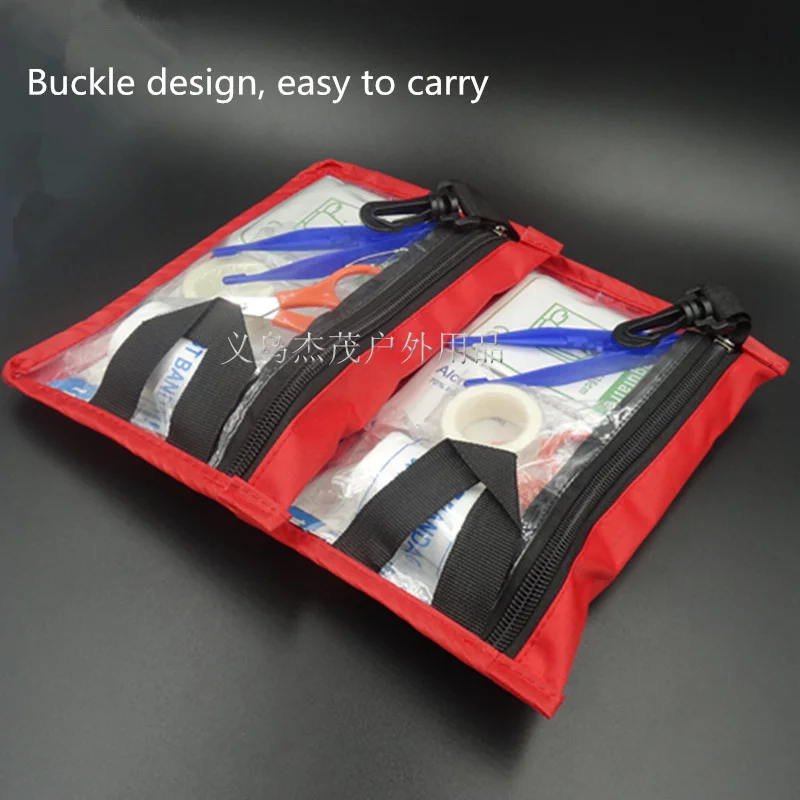 

High quality 12pcs/set first aid kit Outdoor Emergency Survival Kit Mini Car first aid kit bag Family Medical Bag