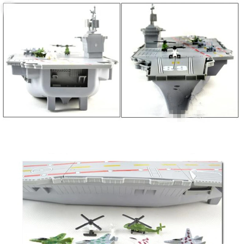 

1pc/lot Cruiser/Aircraft Carrier Toys Model Airplane Kids Toys Action Figures Miniatura 1:800 Model Toys Gift Boxed 44cm