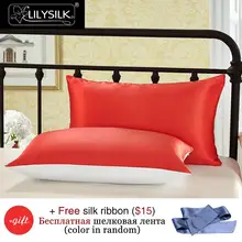 Lilysilk 100% Pur Mûrier Taie D’oreiller En Soie avec du Coton Taie d’oreiller pour Cheveux Charmeuse Hypoallergénique