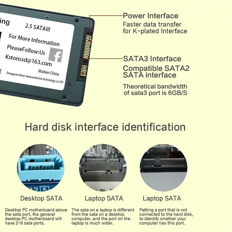 Kingchuxing SATAIII 2,5 "MAS0902 TLC Внутренний твердотельный накопитель SSD для портативных ПК компьютер