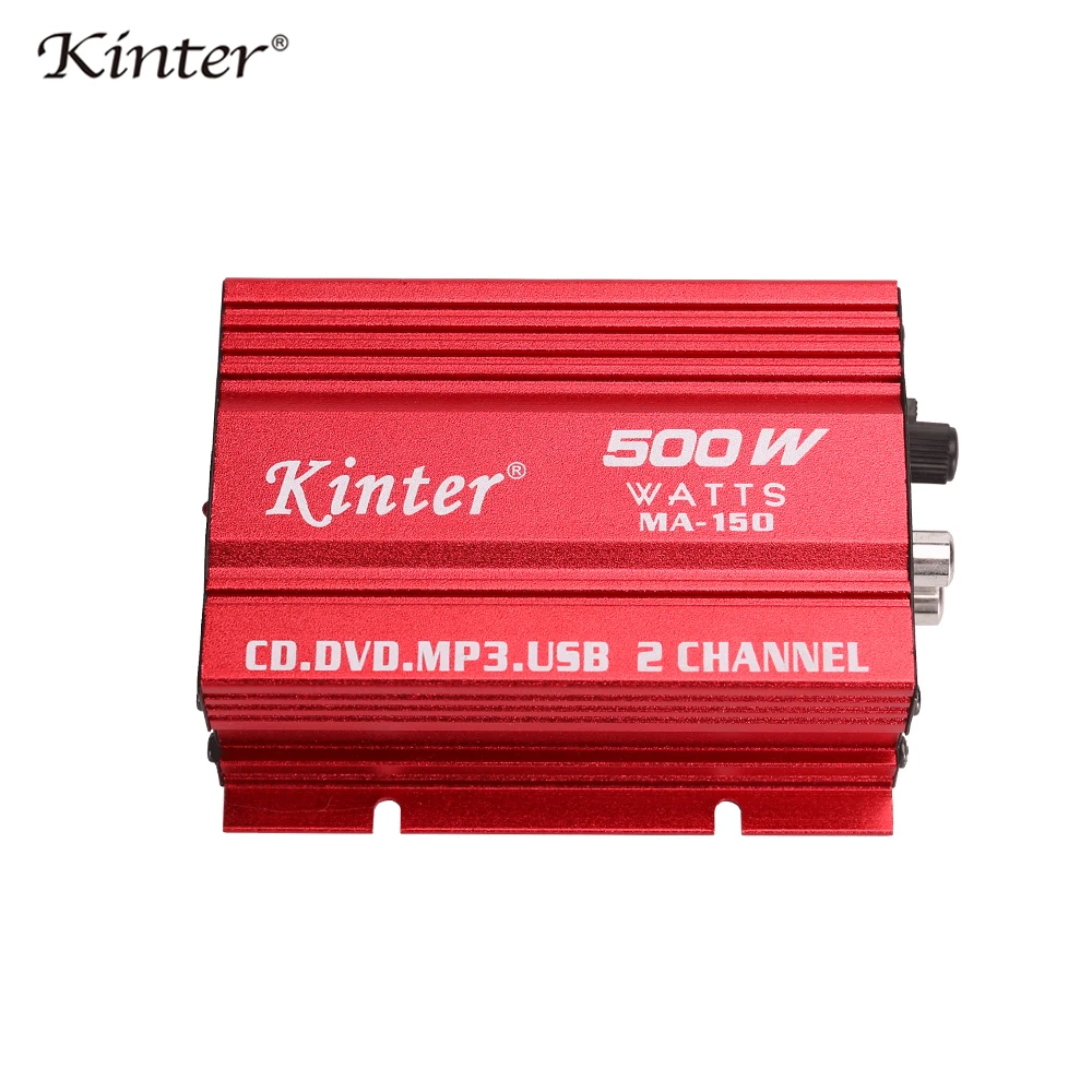 kinter MA-150 Stereo Audio Amplifier 2channel 20W DC 12V Clear Sound For Car and Motorcycle etc