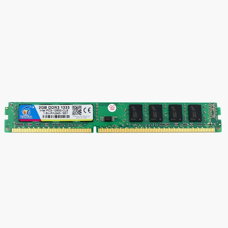 VEINEDA оперативная память ddr3 2 Гб 1600 PC3-12800 240pin 1,5 V совместимый ddr 3 1066 1333 МГц для Intel AMD настольных ПК