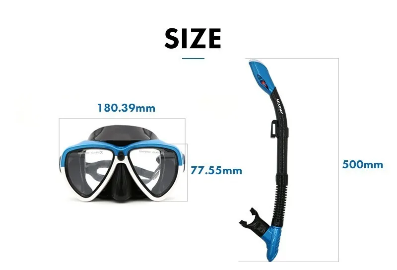 Подводное плавание трубка маска набор трубки очки Набор очков водостойкий подводный Взрослый Дайвинг оборудование комплекты очков