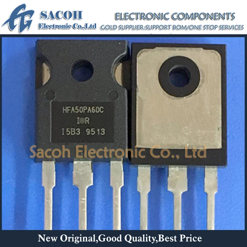 

Free Shipping 10Pcs HFA50PA60CPBF HFA50PA60C TO-247 50A 600V Ultrafast Soft Recovery Diode