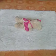 Белый из искусственной овчины Одеяло коврик из искусственного меха Декоративные Одеяло s Aritificial коврик коврики и ковры для Гостиная меховой ковер
