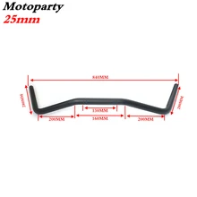 Универсальный 25 мм натяжитель ручка для Honda Suzuki Kawasaki Крейсер Yamaha измельчитель для Harley Fat Boy VT1300CS Sabre