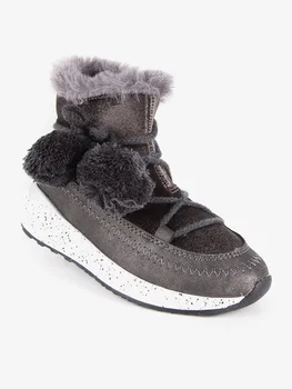 

High top sneakers with fur-Gray